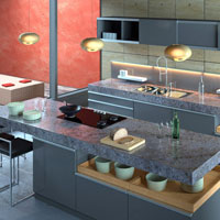 moderne Küchen-Einrichtung